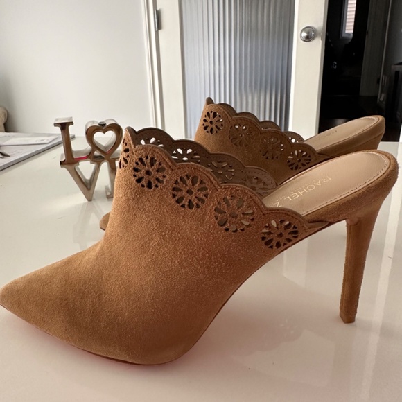 Rachel Zoe Greysen camel coloured mules. size 7.5 - Picture 2 of 9